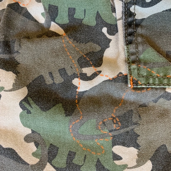 2T J. Khaki Dinosaur Camo Cargo Pants - Picture 3 of 4